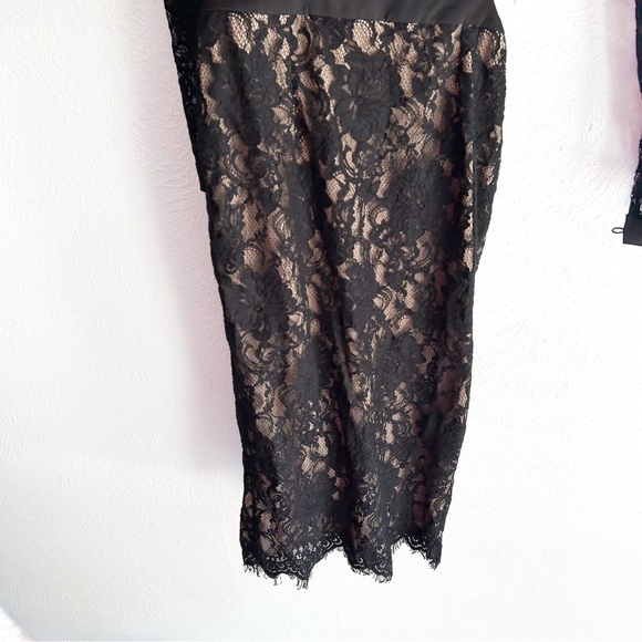House of CB London Tahne Black Lace Backless Midi Dress XS - Picture 4 of 9
